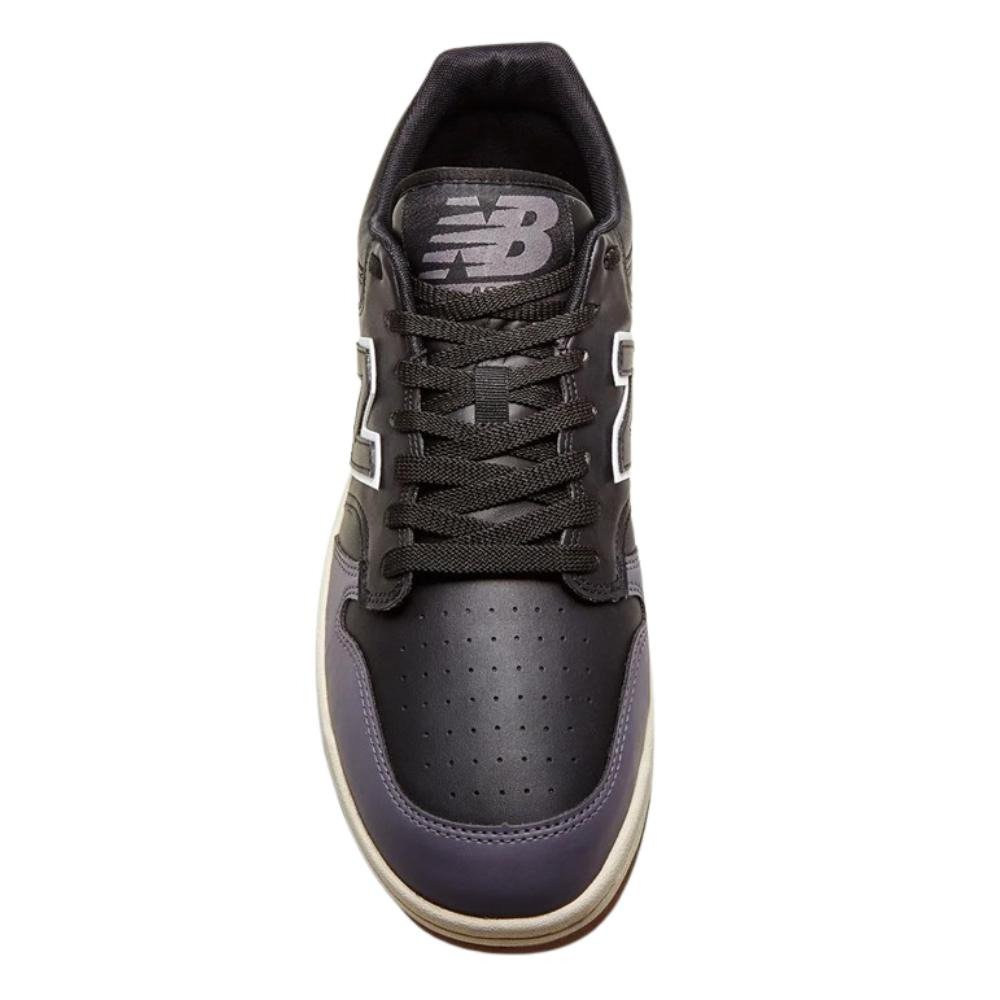 Tênis New Balance 480 Low Masculino - Preto Grafite Preto/Roxo 3