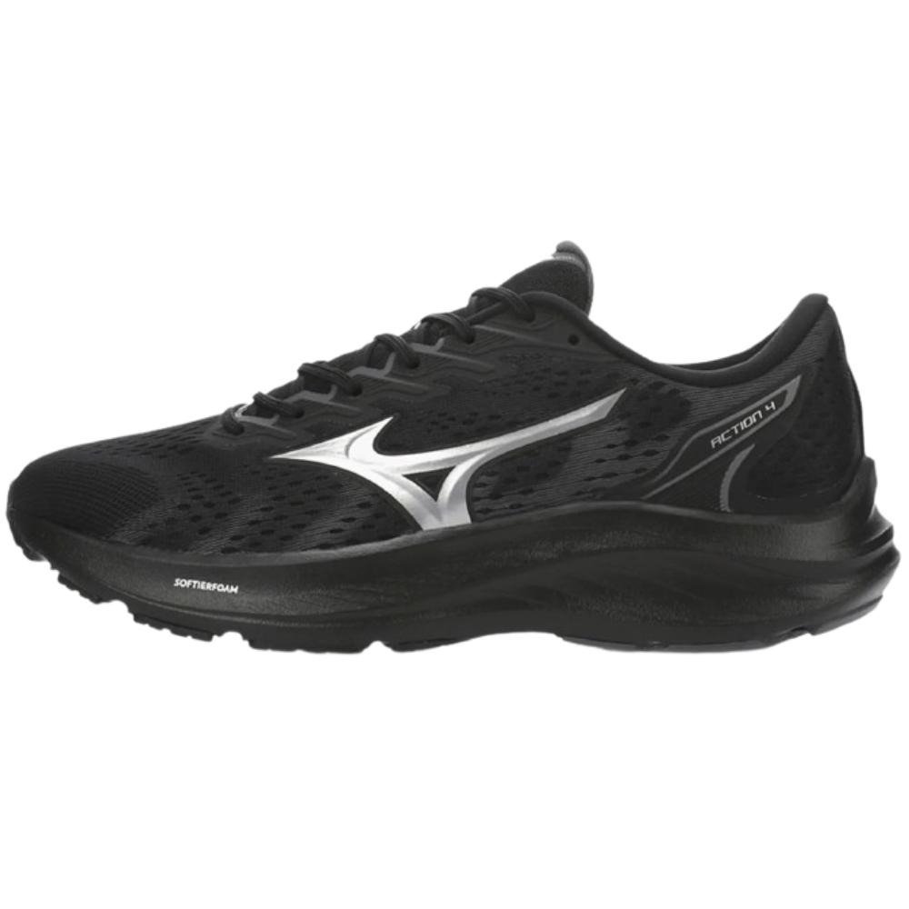 Tênis Mizuno Masculino Action 4 Preto Preto 2