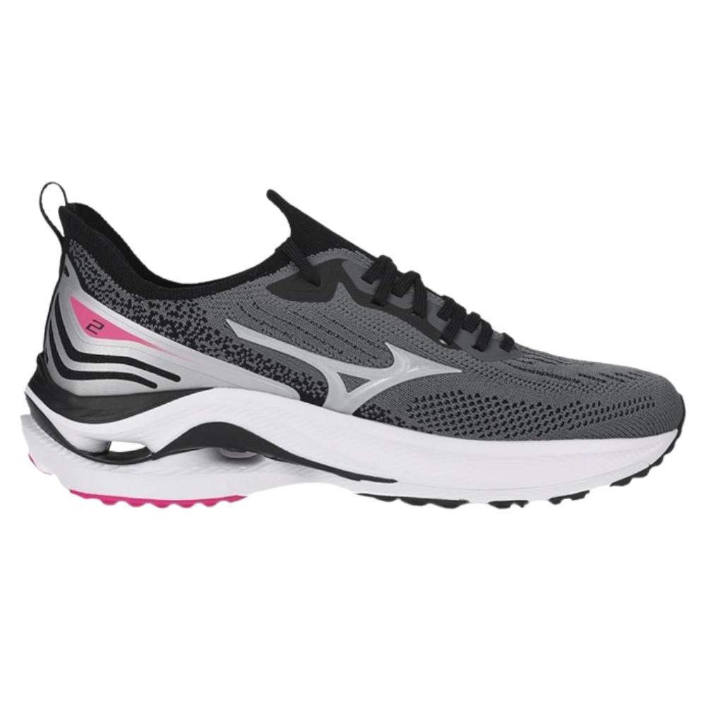 Tênis Mizuno Feminino Wave Zest 2 Chumbo Pink Chumbo/Pink