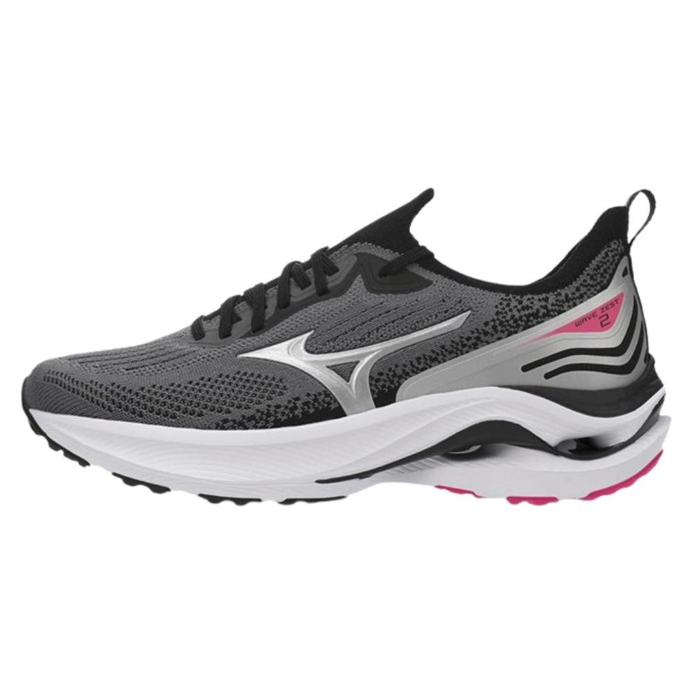 Tênis Mizuno Feminino Wave Zest 2 Chumbo Pink Chumbo/Pink