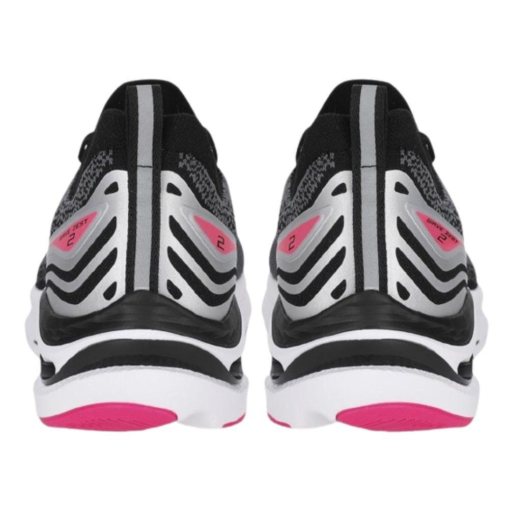 Tênis Mizuno Feminino Wave Zest 2 Chumbo Pink Chumbo/Pink