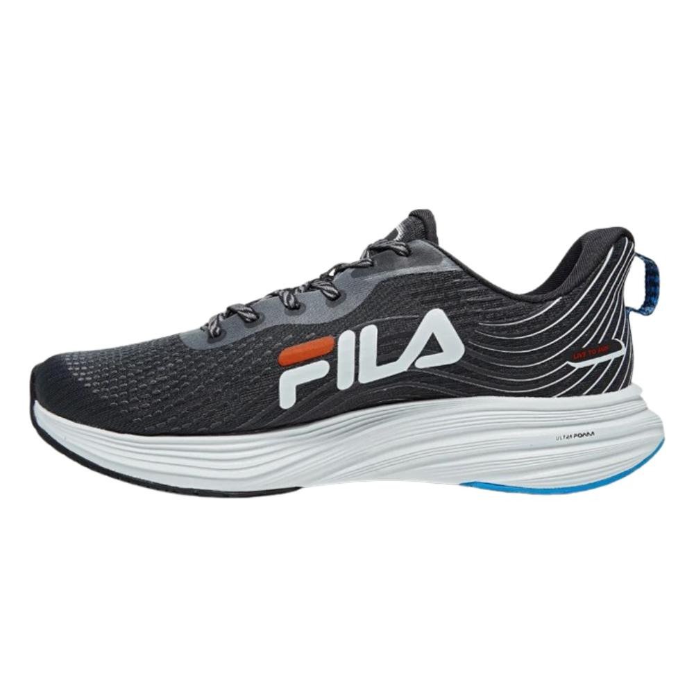 Tênis Fila Racer Curve 2 Masculino - Preto/Laranja/Azul Preto/Laranja/Azul 2