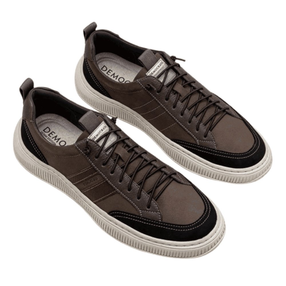 Sapatenis Democrata Vibe Preto Smok 625101-006 Marrom/Preto 2