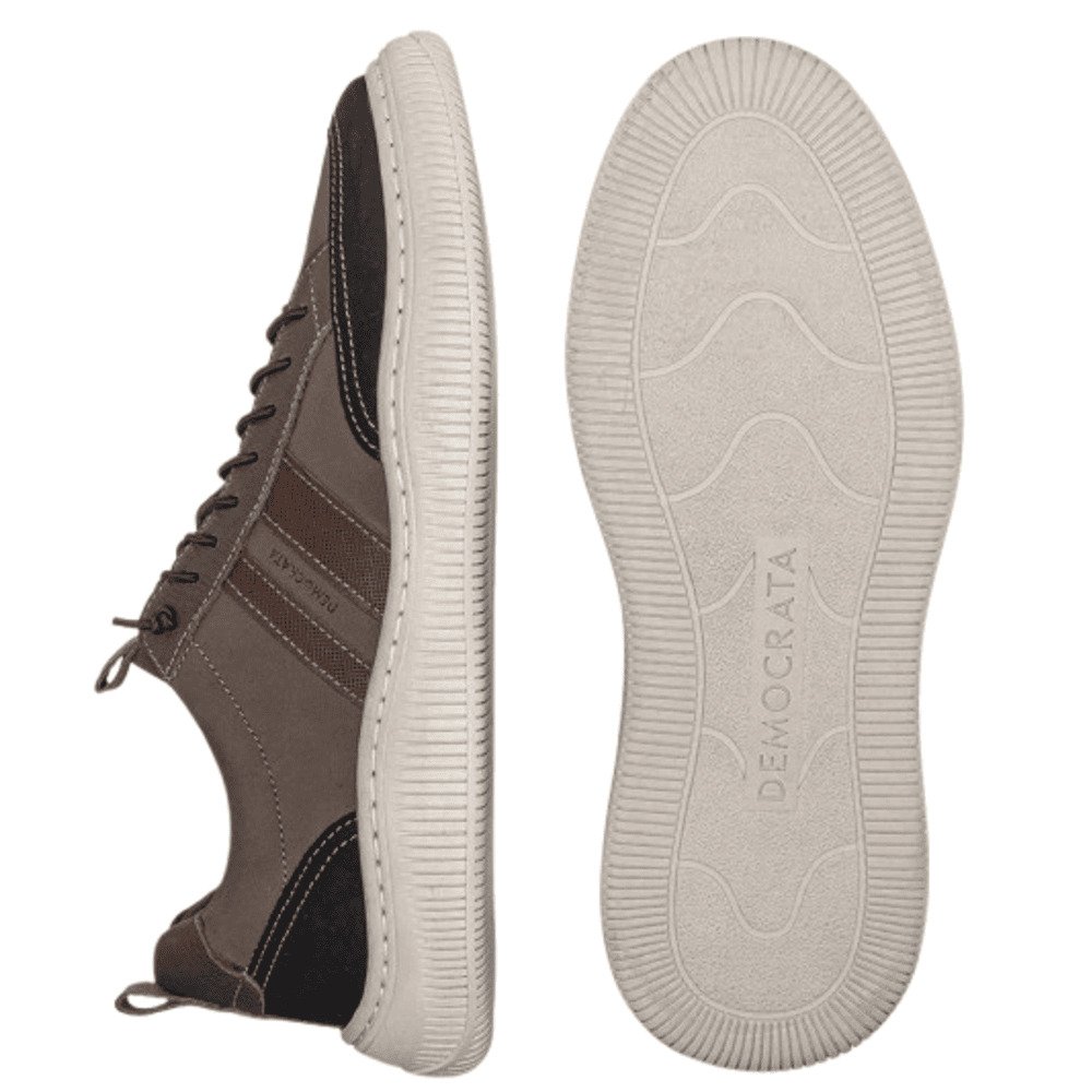 Sapatenis Democrata Vibe Preto Smok 625101-006 Marrom/Preto 3
