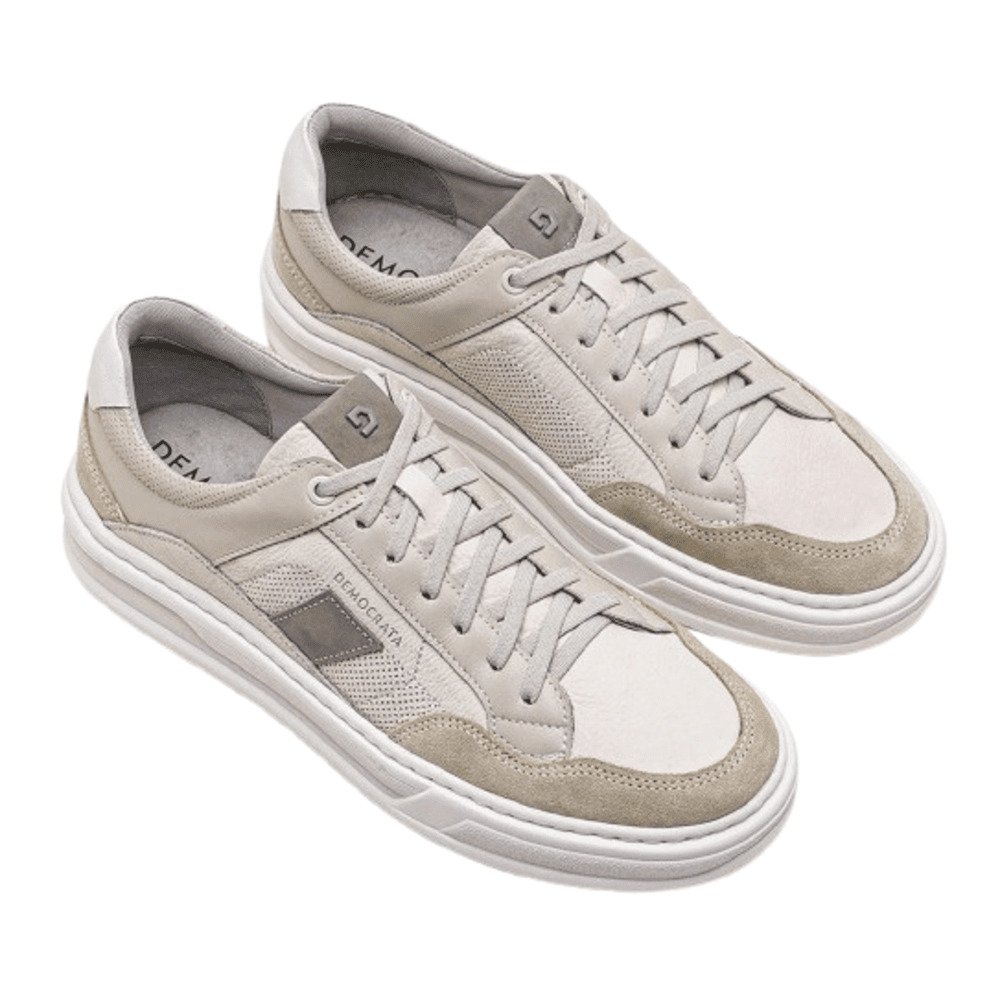 Sapatenis Democrata Wide Camel Neve 240801-009 Neve/Camel 2