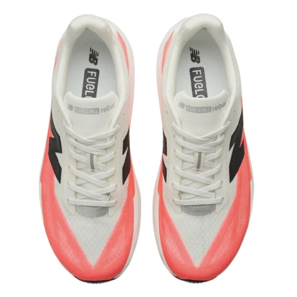 Tênis New Balance Fuelcell Rebel V5 Masculino - Coral Neon Branco/Coral Neon 3