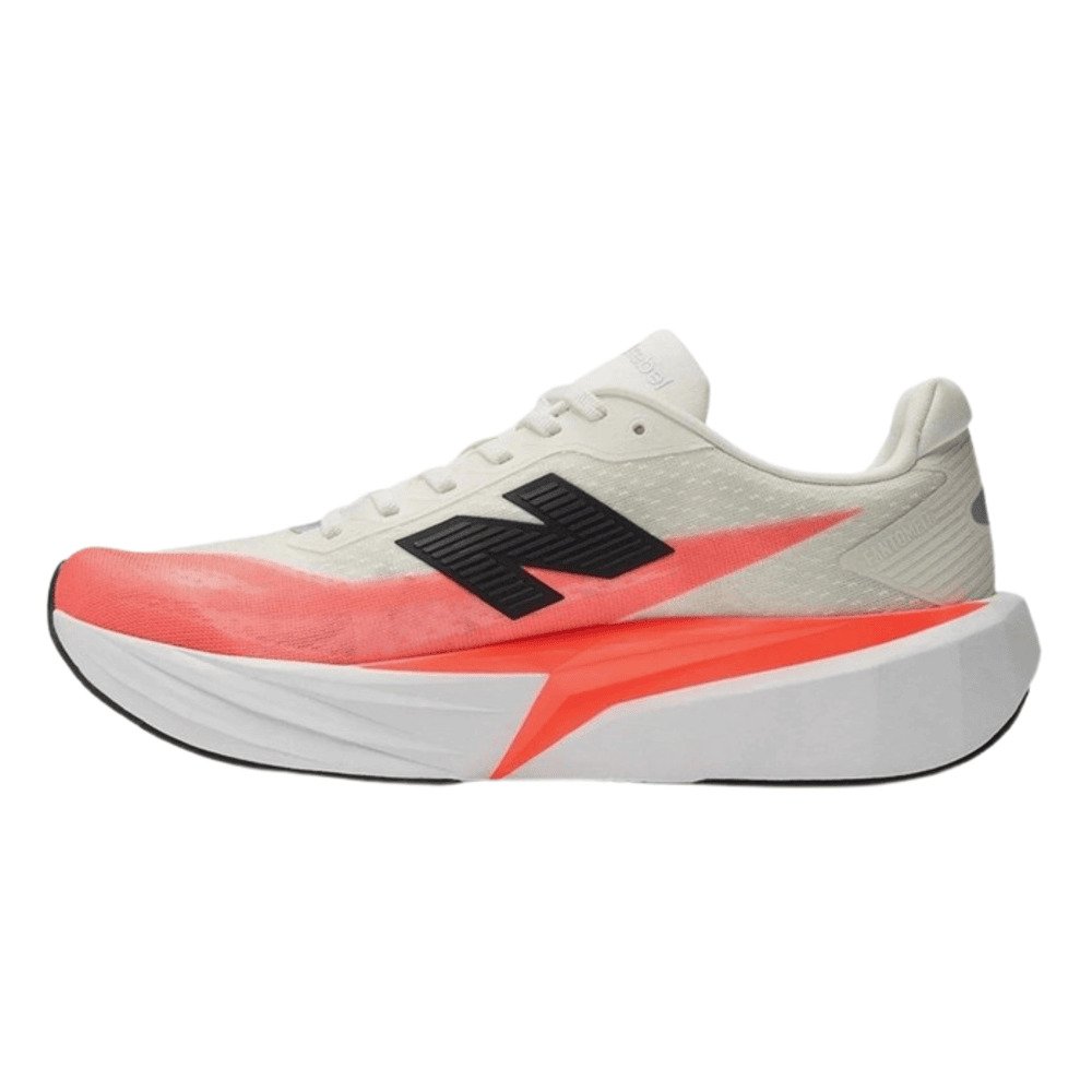 Tênis New Balance Fuelcell Rebel V5 Masculino - Coral Neon Branco/Coral Neon 2