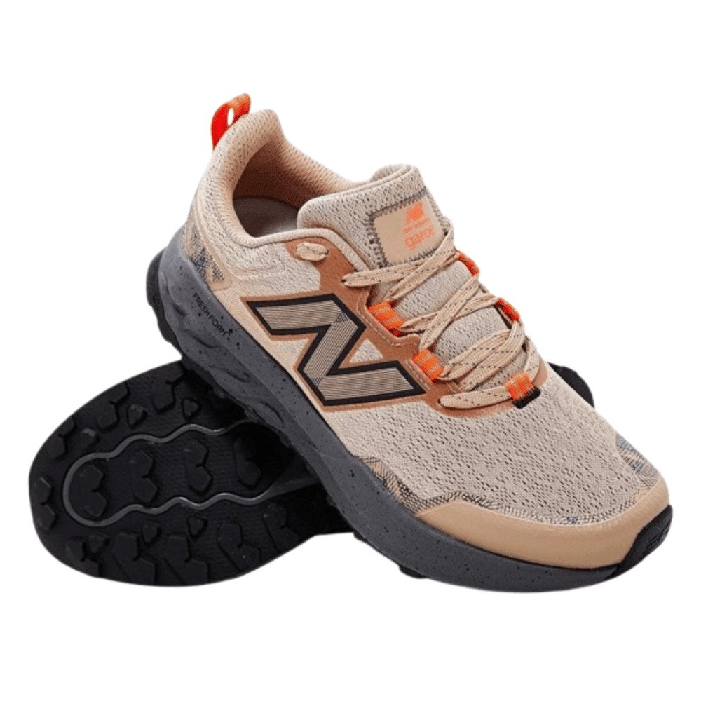 Tênis New Balance Fresh Foam Garoe V2 Masculino - Marrom/Grafite Bege/Grafite 4