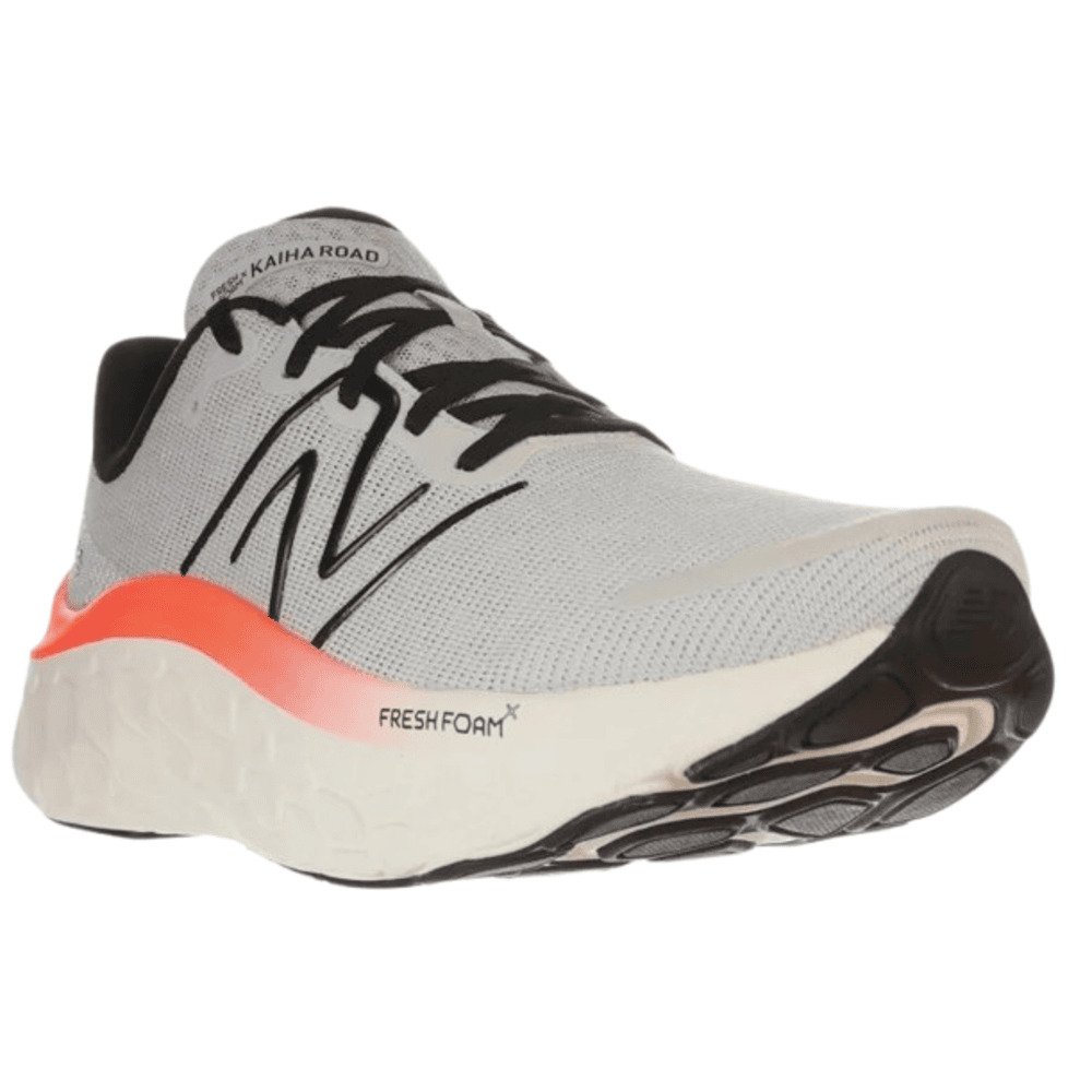 Tênis New Balance Fresh Foam X Kaiha Road Masculino - Cinza Claro Cinza Claro/Preto/Laranja 4