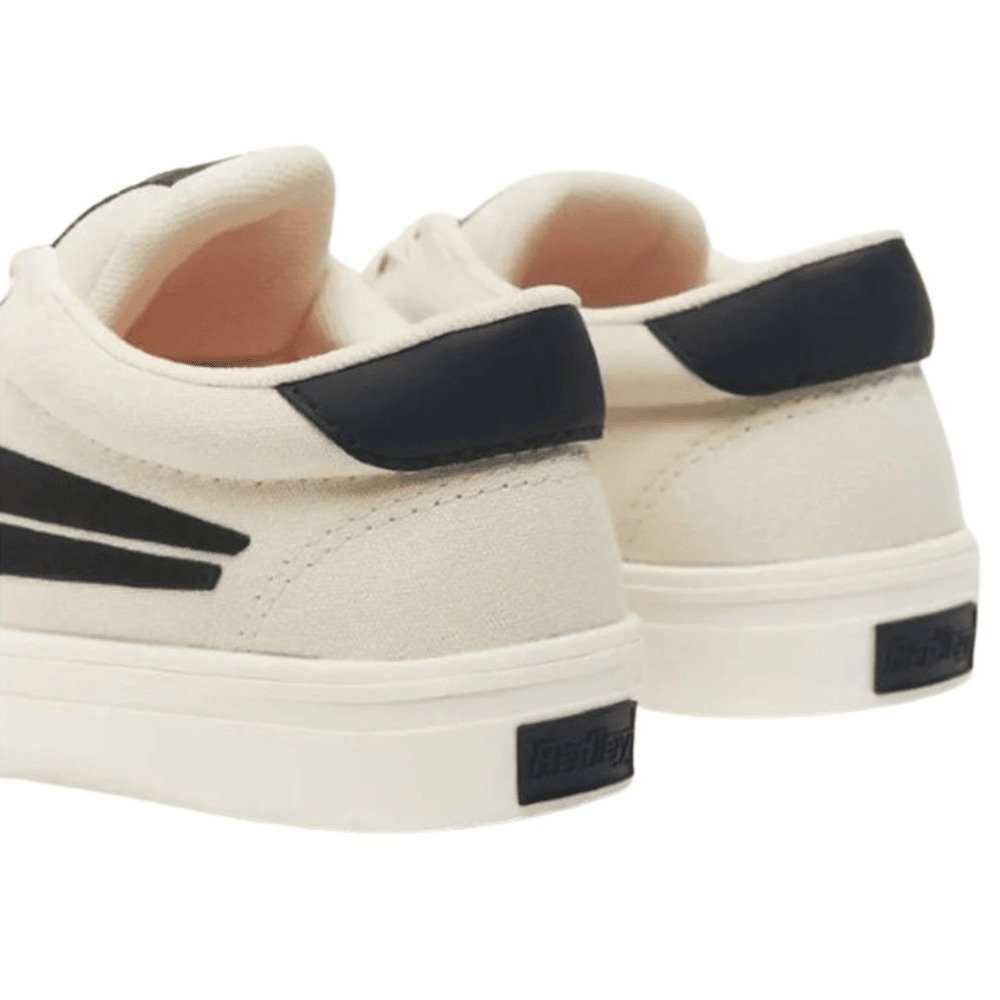 Tênis Redley Id Lona + Laminado Sintético Cru/Preto Branco/Preto 3