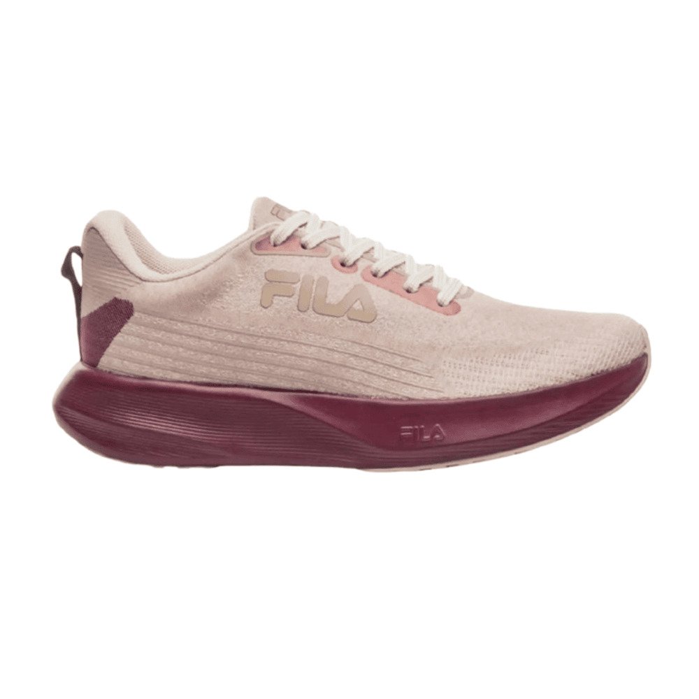 Tênis Fila Endurance Masculino-Bege/Borgonha