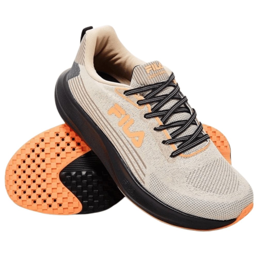 Tênis Fila Endurance Masculino - Bege/Preto Bege 3