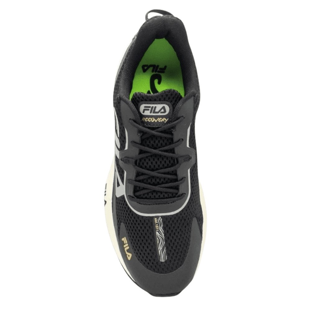 Tênis Fila Recovery Feminino - Preto/Cinza/Dourado Preto 3