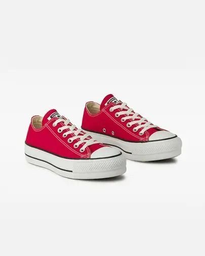 Tenis Converse Ct04950002 Ct Low Plataforma Vermelho Vermelho 2