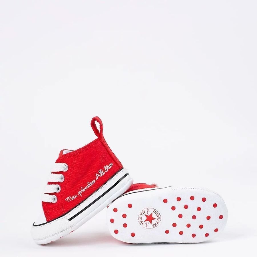 Tenis Infantil Converse Ck04400002 Ct Hi My First Vermelho Vermelho 2