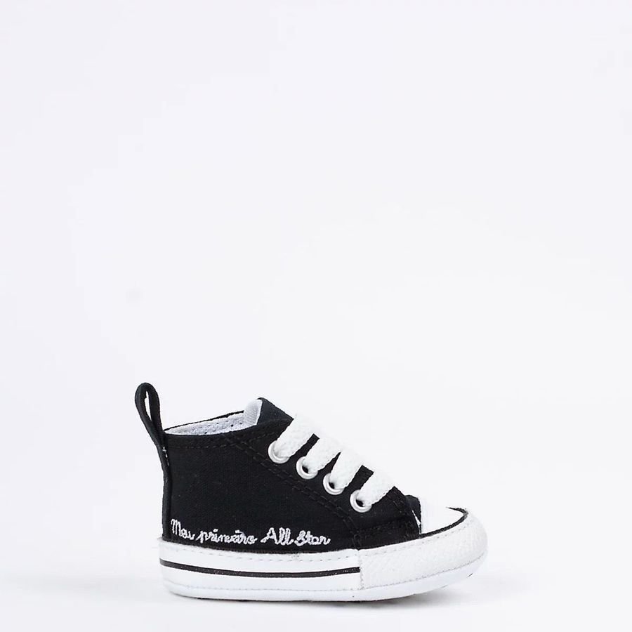 Tenis Infantil Converse Ck04400001 Ct Hi My First Preto Preto 1