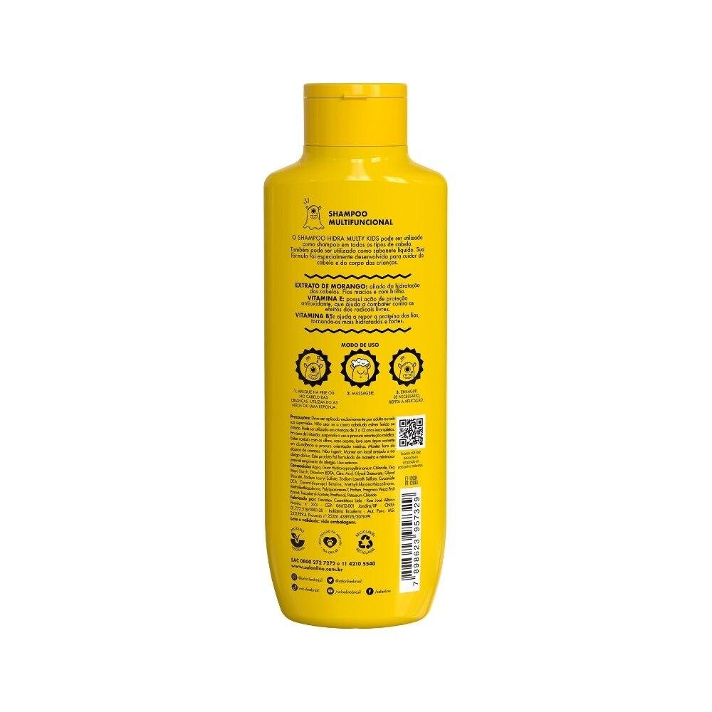 Hidra Multy Kids Shampoo + Condicionador + Creme - Salon Line ÚNICO 2