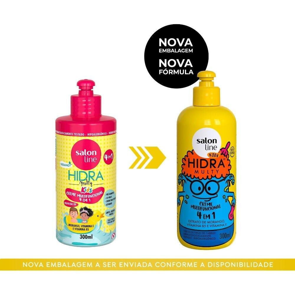 Hidra Multy Kids Shampoo + Condicionador + Creme - Salon Line ÚNICO 6