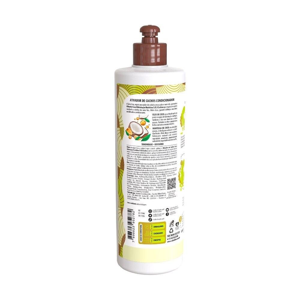 Ativador de Cachos SOS Cachos Coco Tratamento Profundo 500ml 500ml 4