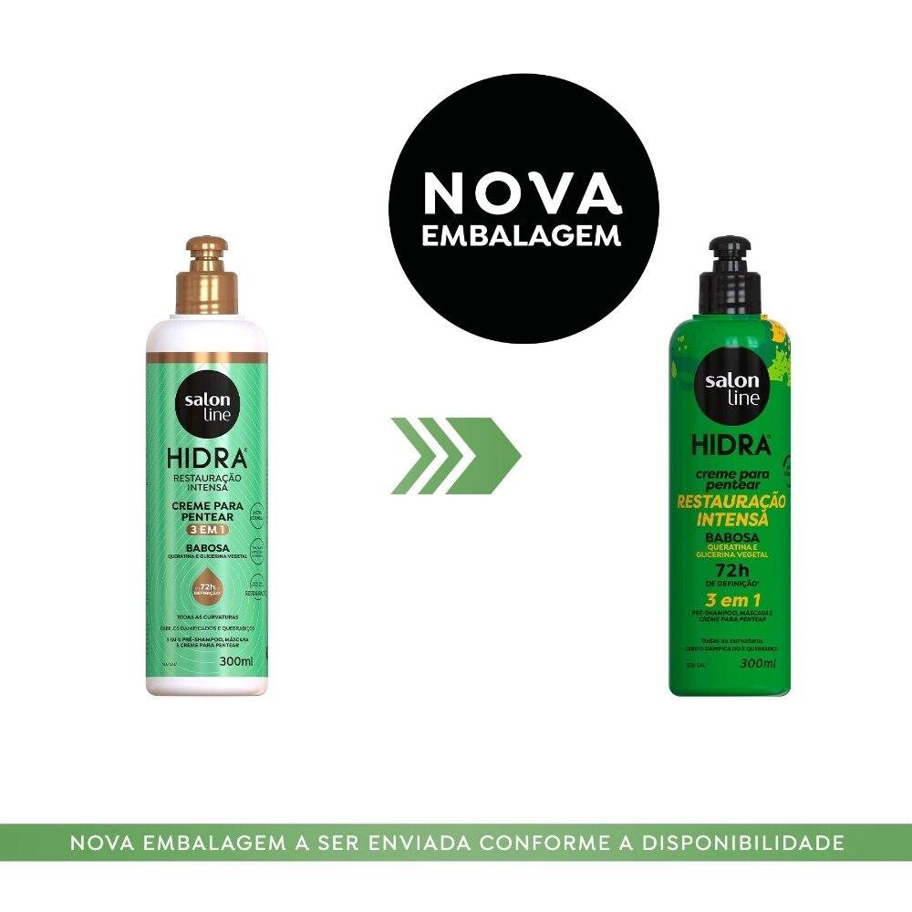 Creme Para Pentear 3 em 1 Hidra Babosa 300ml 300ml 2