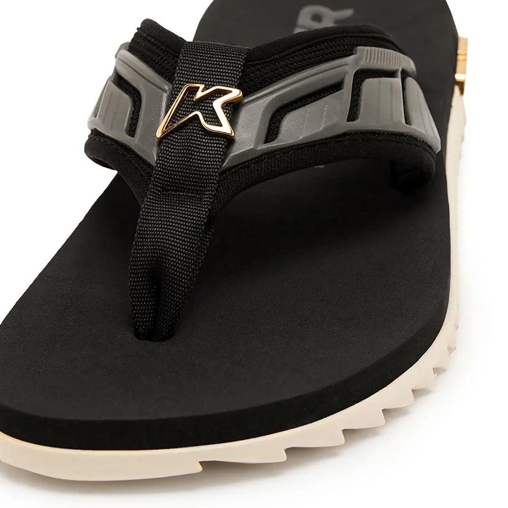 SANDÁLIA KENNER KIVAH FULL FORCE Preto/Dourado 4