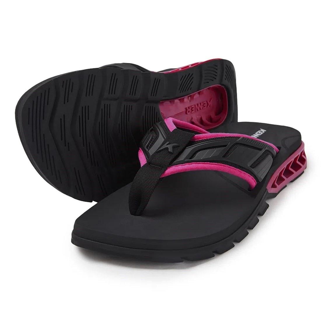 SANDÁLIA KENNER MASCULINA RAKKA FULL FORCE L7 Preto/Rosa 2