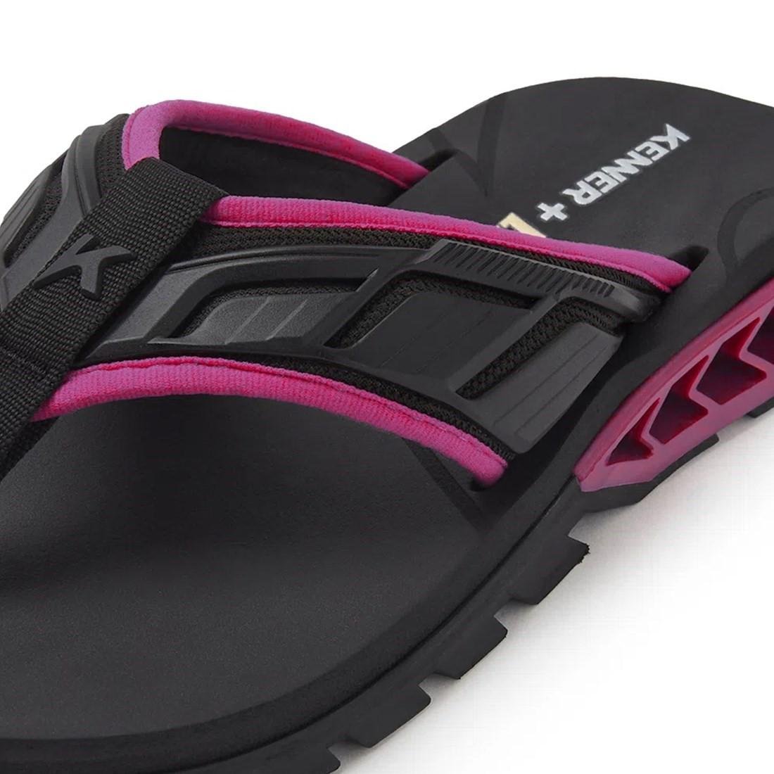 SANDÁLIA KENNER MASCULINA RAKKA FULL FORCE L7 Preto/Rosa 4