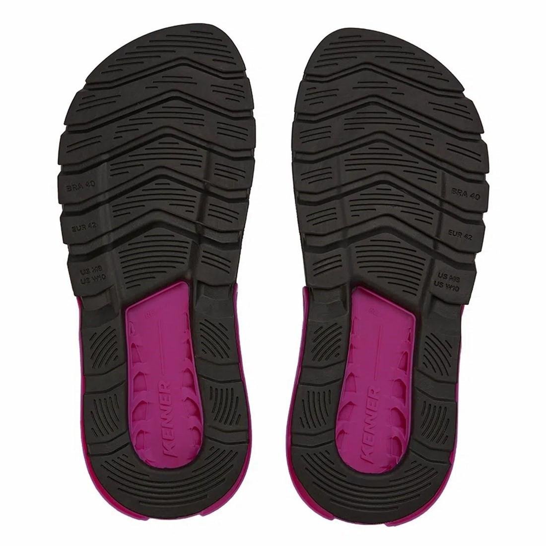 SANDÁLIA KENNER MASCULINA RAKKA FULL FORCE L7 Preto/Rosa 5