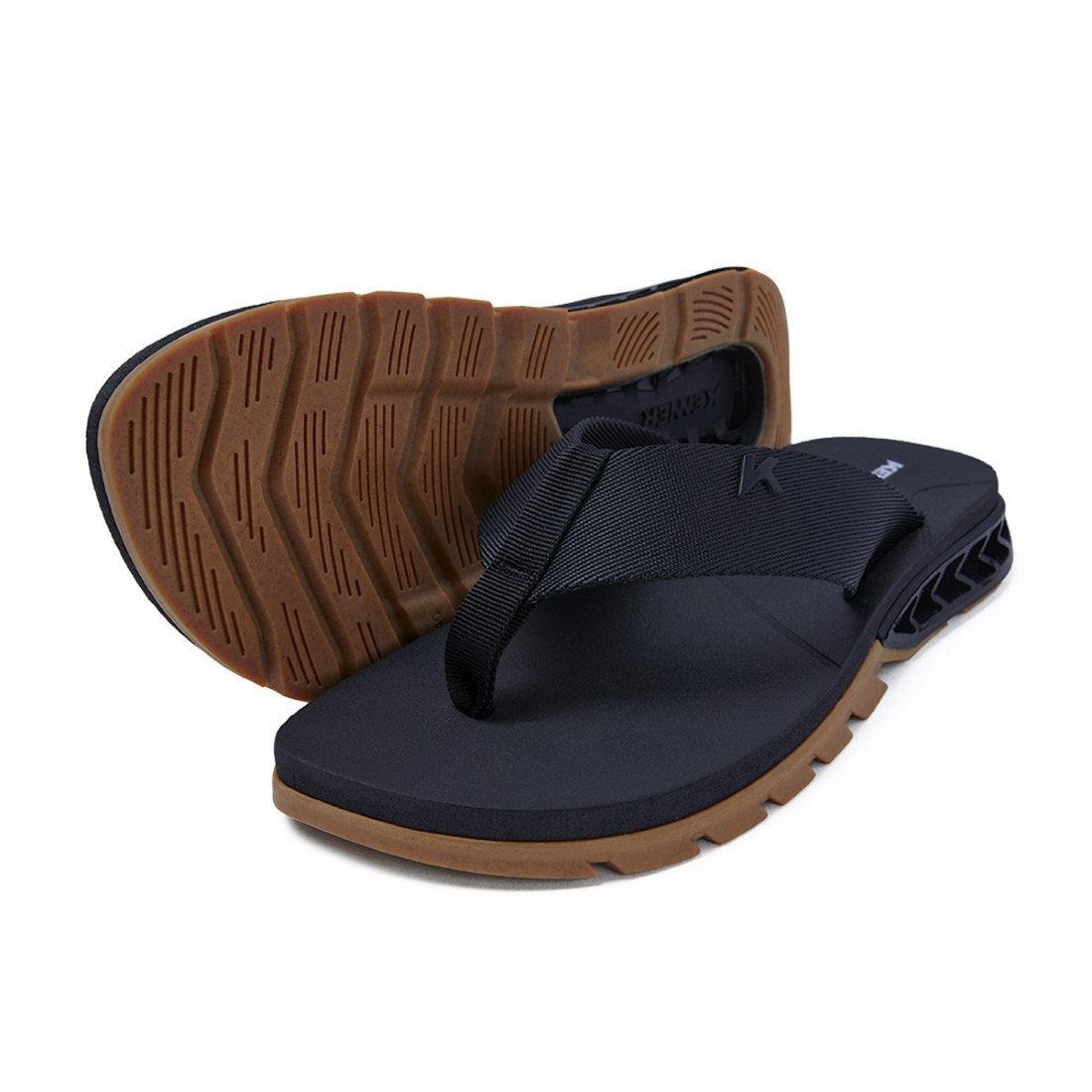 SANDÁLIA KENNER MASCULINA RAKKA L7 Preto/Marrom 2