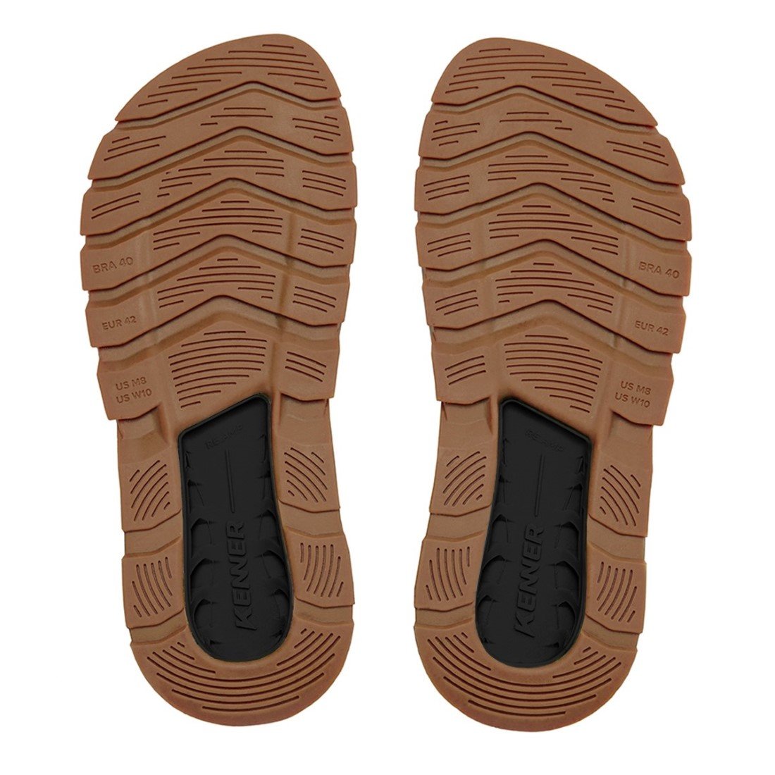 SANDÁLIA KENNER MASCULINA RAKKA L7 Preto/Marrom 4