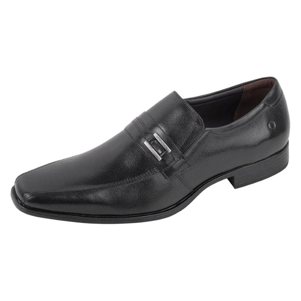Sapato Social De Couro Democrata Metropolitan Prime 244102 Preto 2