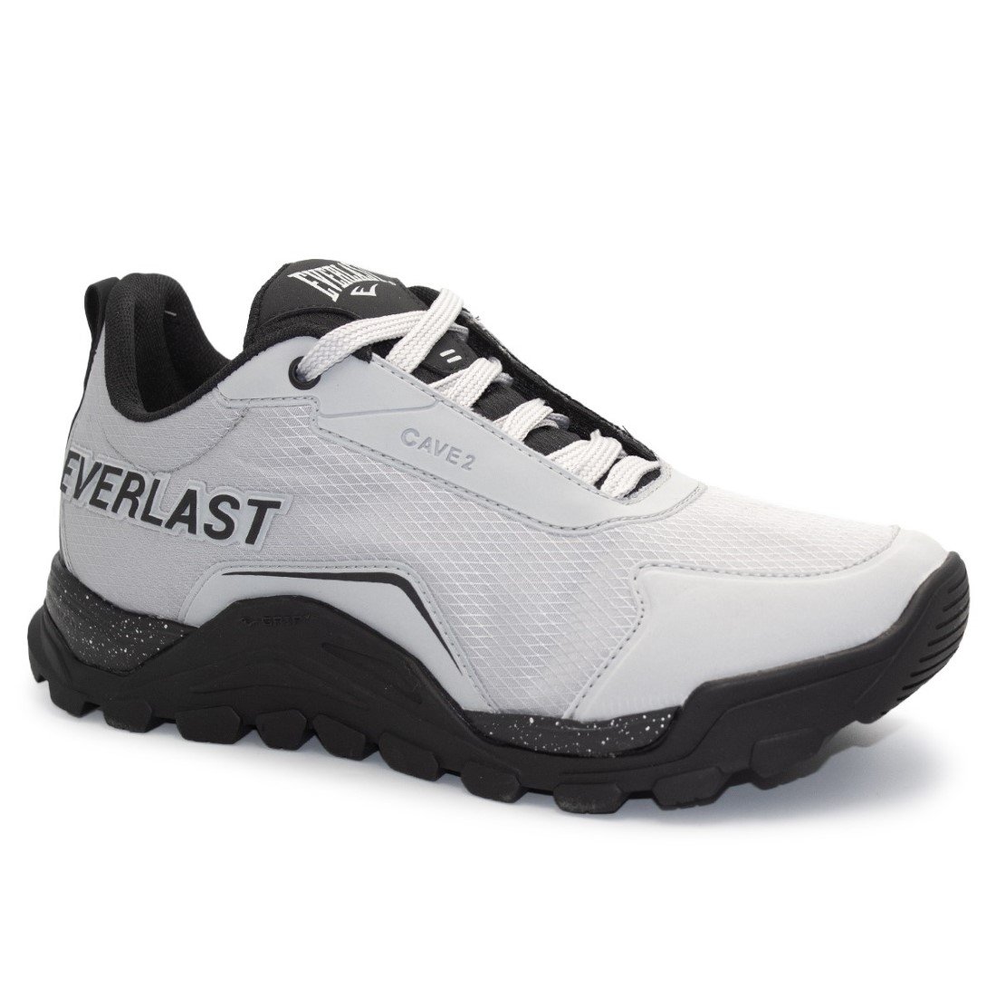 Tênis Everlast Masculino Cave Trail Low Trilha SEMA133 Cinza/Preto