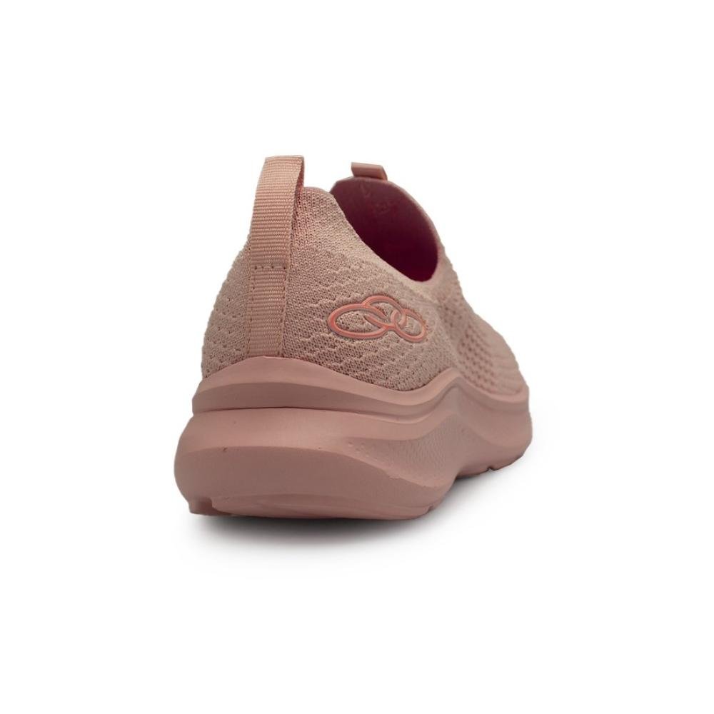 Tênis Olympikus Feminino Slip On Corrida 156G Ultraleve Rosa 4