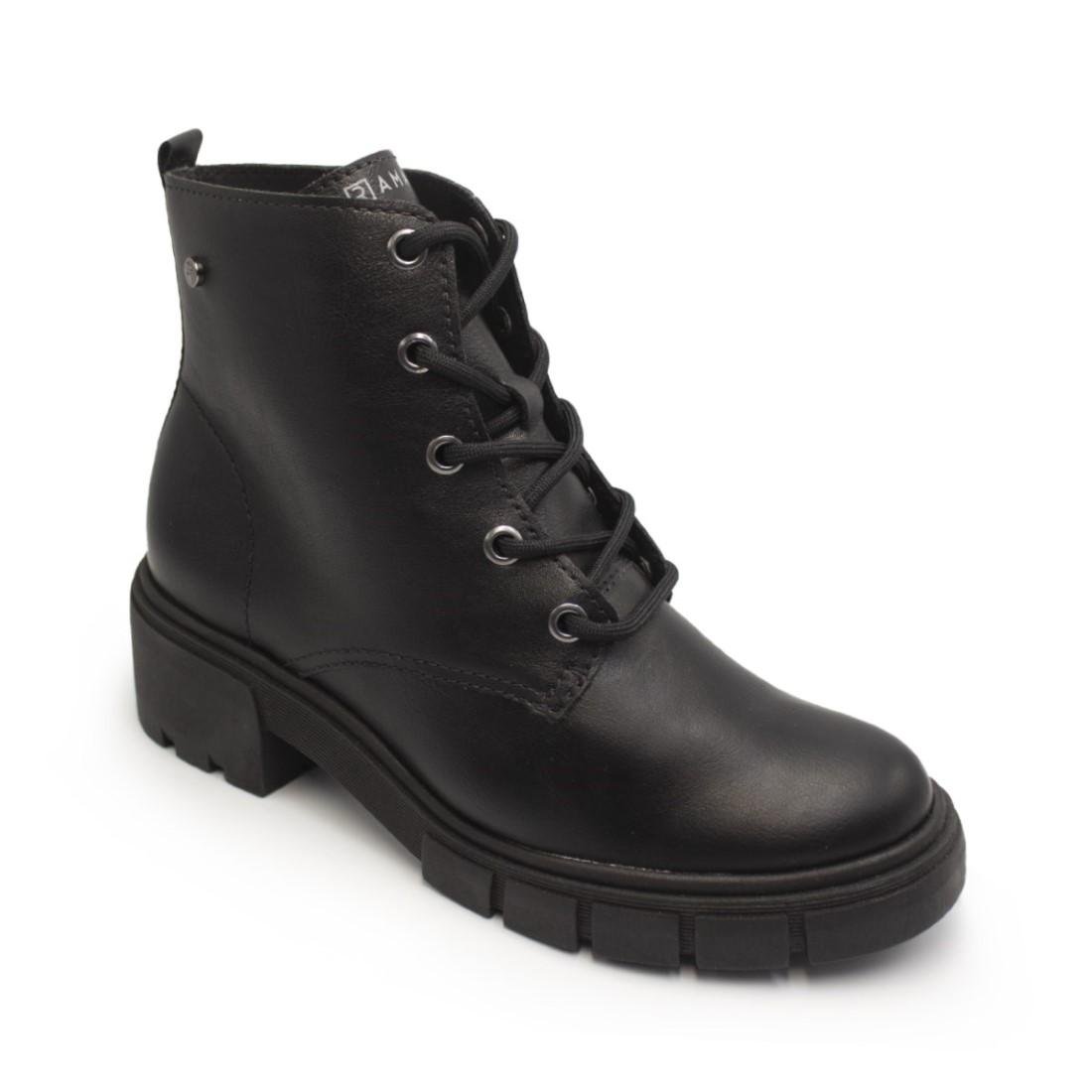 Bota Coturno Ramarim Feminina Casual 23-11121 Preto 2