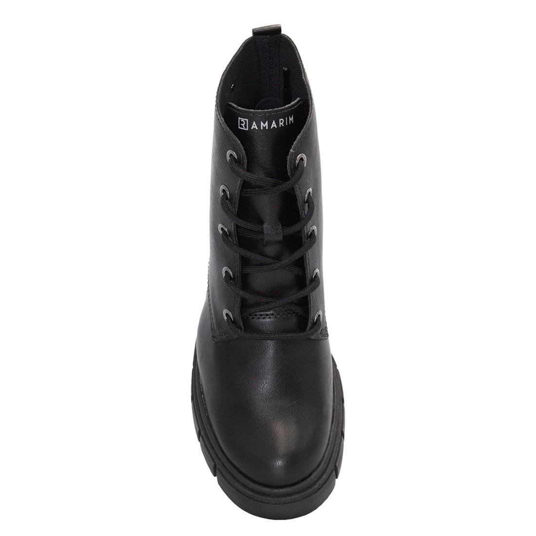 Bota Coturno Ramarim Feminina Casual 23-11121 Preto 3