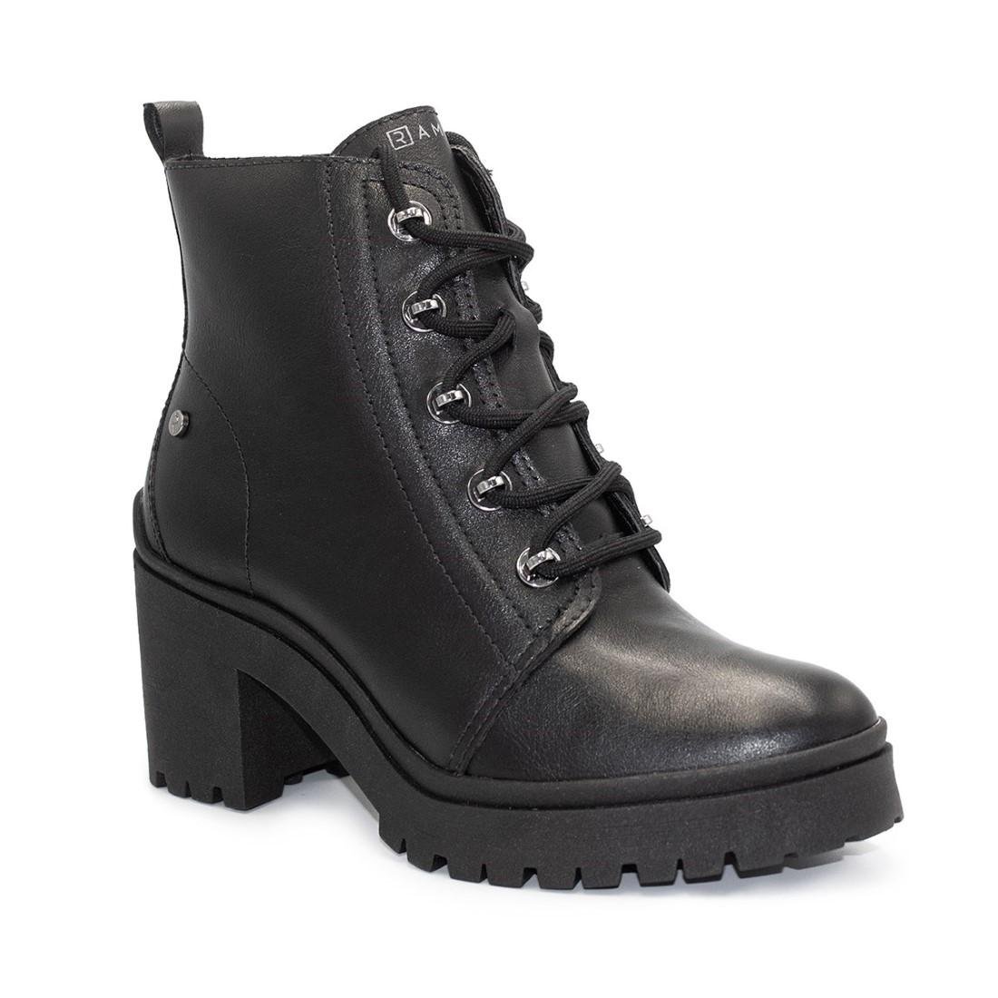 Bota Coturno Ramarim Feminina Casual 23-50122 Preto 2