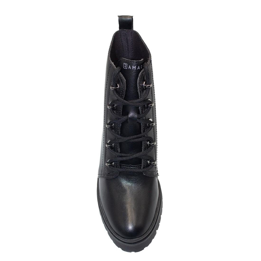 Bota Coturno Ramarim Feminina Casual 23-50122 Preto 3