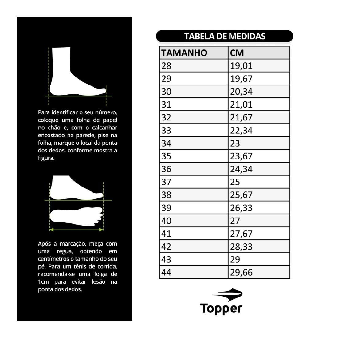 CHUTEIRA FUTSAL TOPPER MAESTRO TD IV Branco/Preto 6