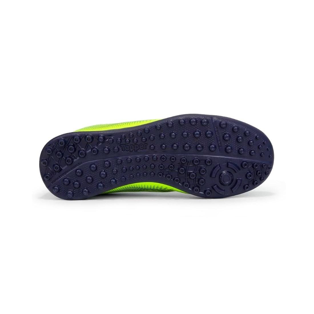 Chuteira Society Topper Slick IV Infantil Verde 5