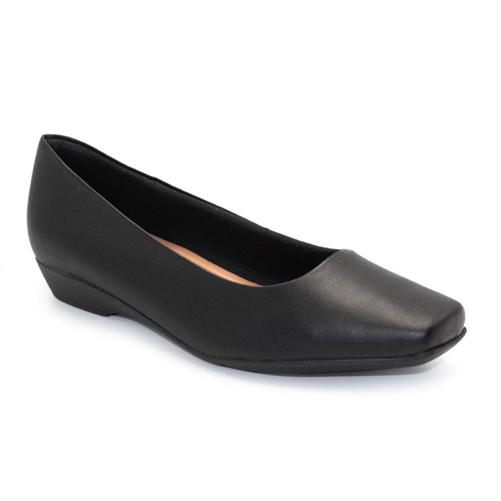 SAPATILHA USAFLEX FEMININA SALTO BAIXO AI1406 Preto 2