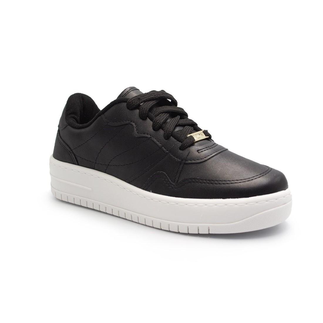 TÊNIS VIZZANO FEMININO CASUAL PELICA 1389.101 Preto/Branco 2
