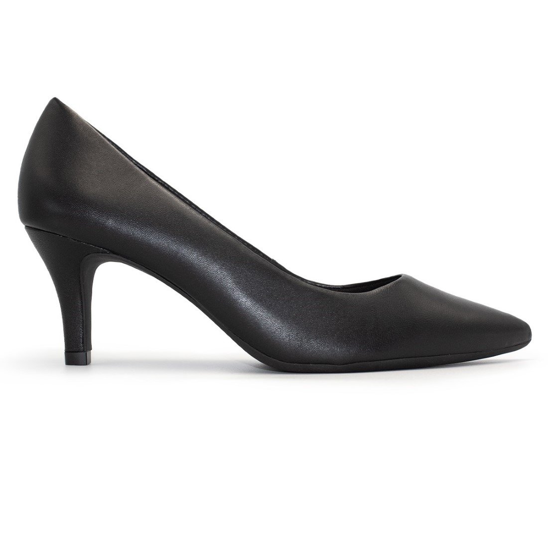 Scarpin Usaflex Feminino Casual Salto Fino Z7601 Preto 1