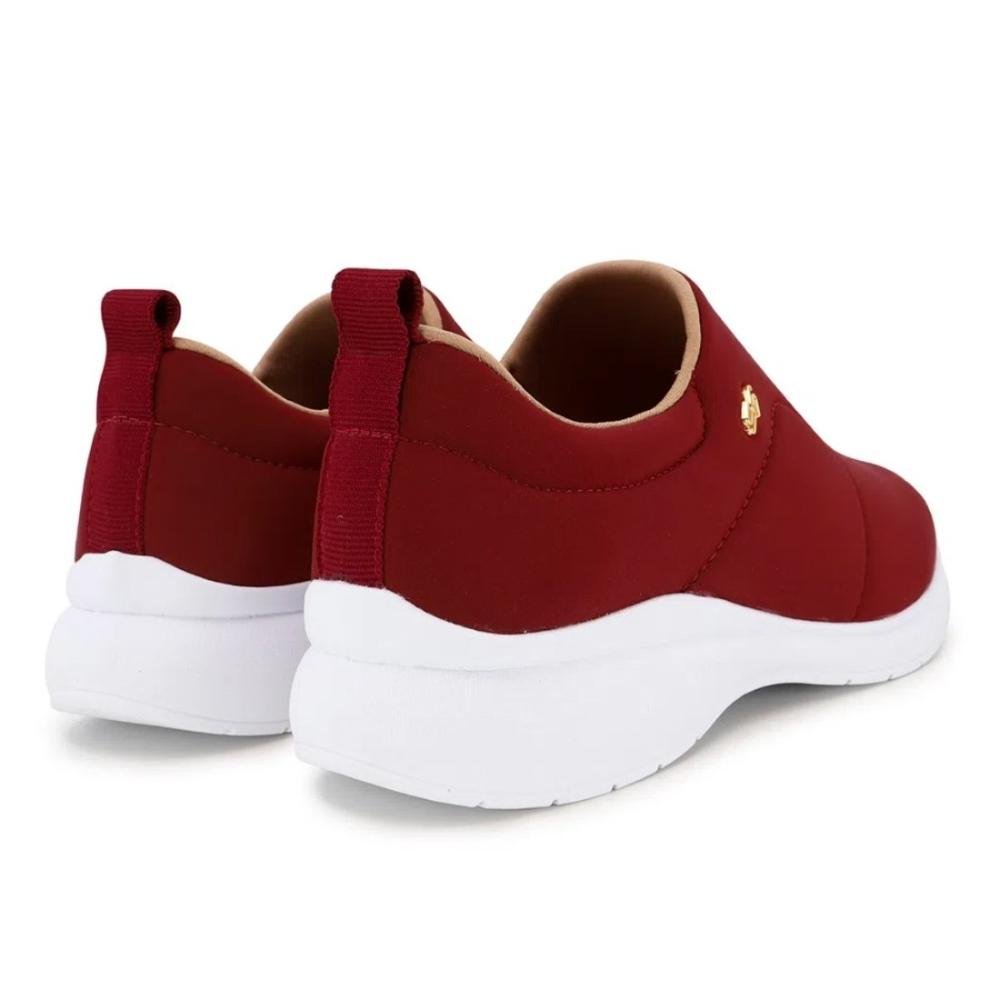 TÊNIS USAFLEX FEMININO ELASTANO AB6412 Vermelho 4