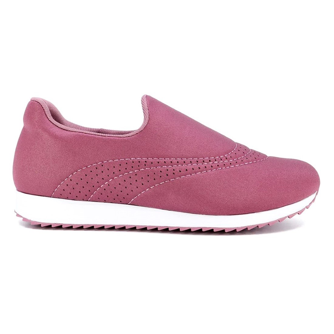 Tênis Usaflex Feminino Slip On Básico Casual AG3611 Roxo 1