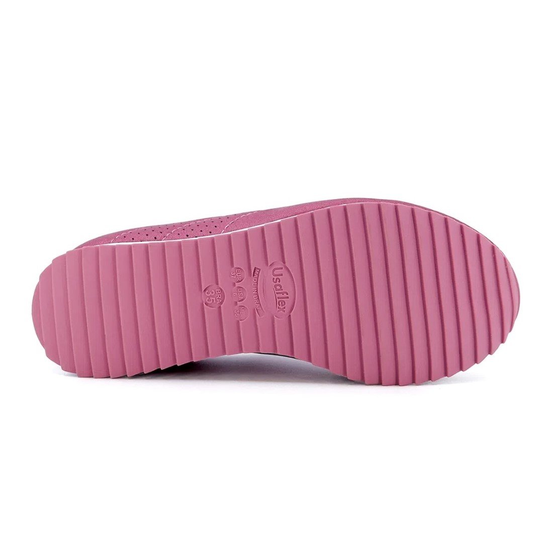 Tênis Usaflex Feminino Slip On Básico Casual AG3611 Roxo 5