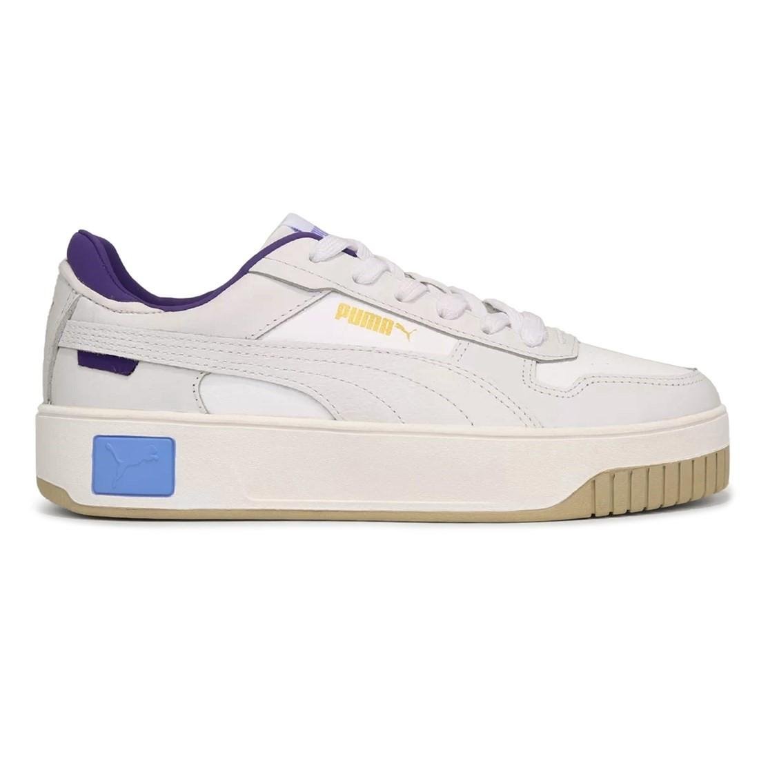TÊNIS PUMA FEMININO CARINA STREET BDP Branco/Roxo 1