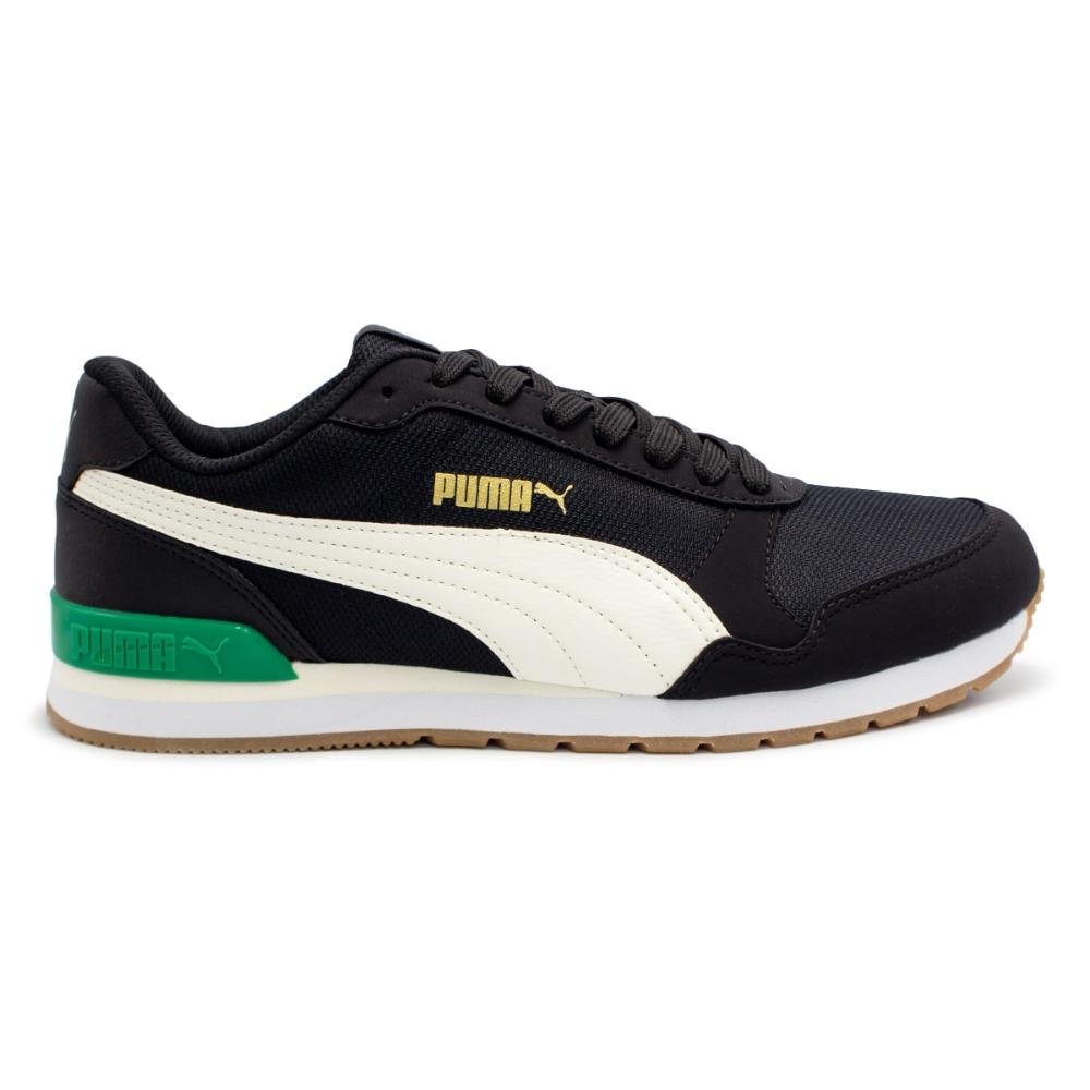 TÊNIS PUMA MASCULINO ST RUNNER V2 SN BDP Preto/Verde