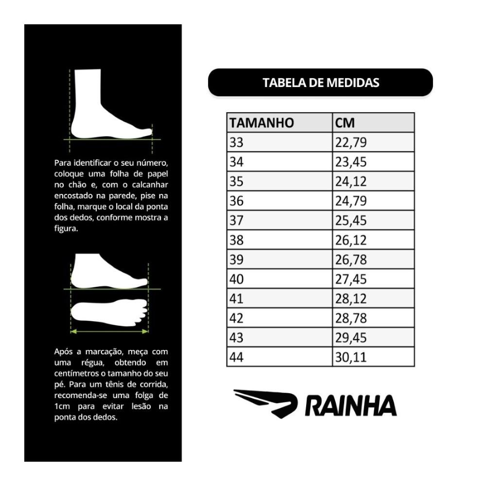 Tênis Rainha Slip On Feminino Dream III Casual RA0245 Preto 6