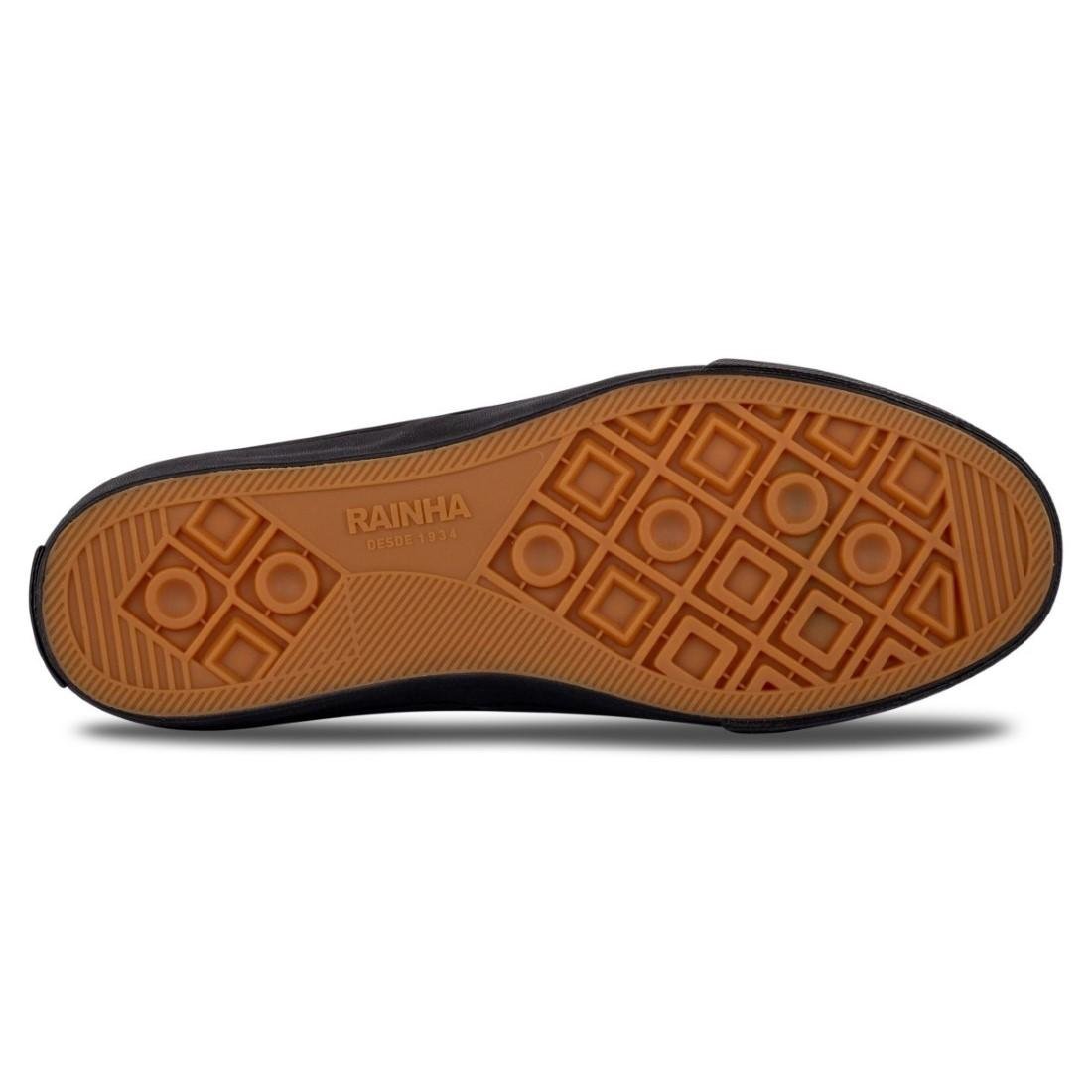 Tênis Rainha Slip On Unissex Iate III Casual RA0239 Preto 5