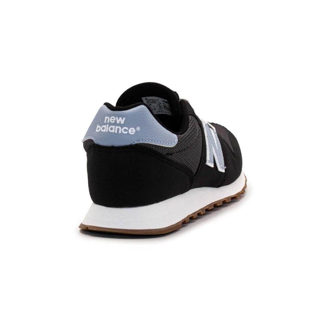 Tênis New Balance Feminino 500 V2 Casual Preto/Azul Claro 4